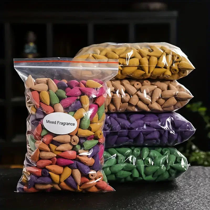 MyMilaya Rückfluss Räucherkegel 'Aroma Harmonie'  Natürliche Düfte für Entspannung