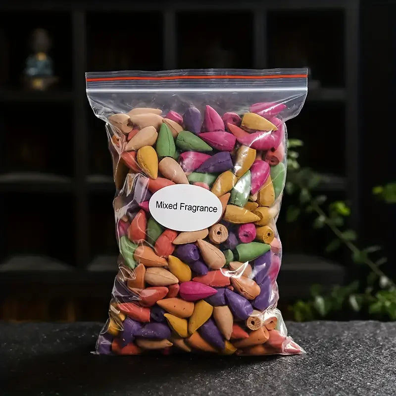 MyMilaya Rückfluss Räucherkegel 'Aroma Harmonie'  Natürliche Düfte für Entspannung